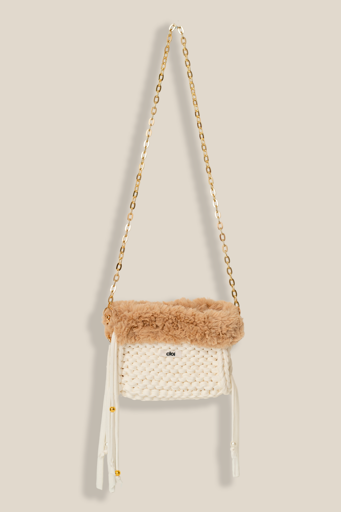 Bolso peluche MARRÓN