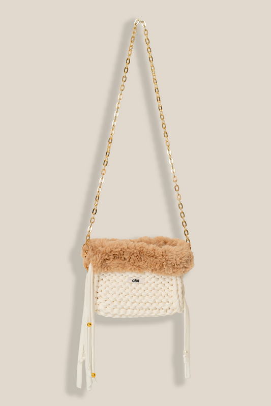 Bolso peluche MARRÓN