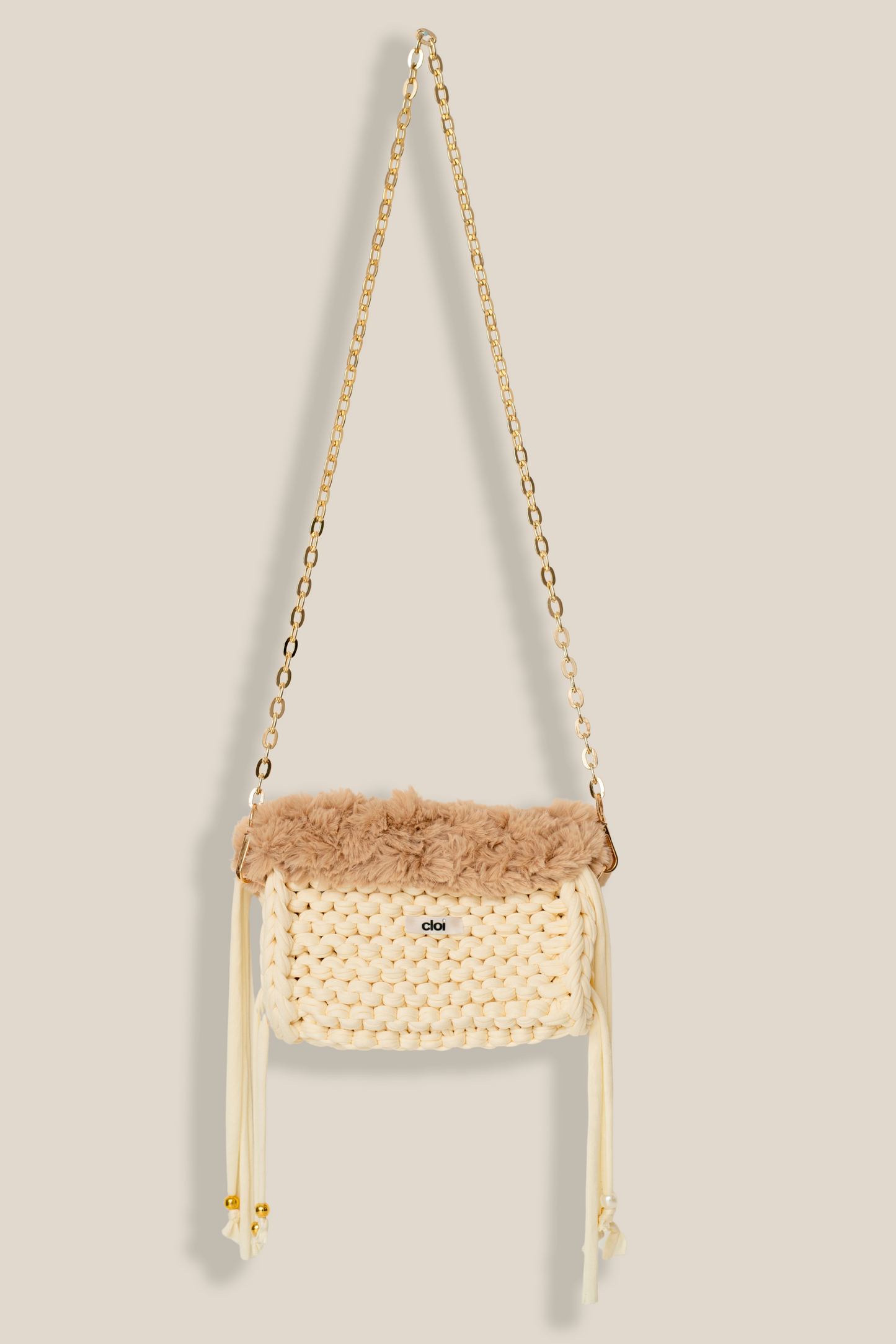 Bolso peluche MARRÓN