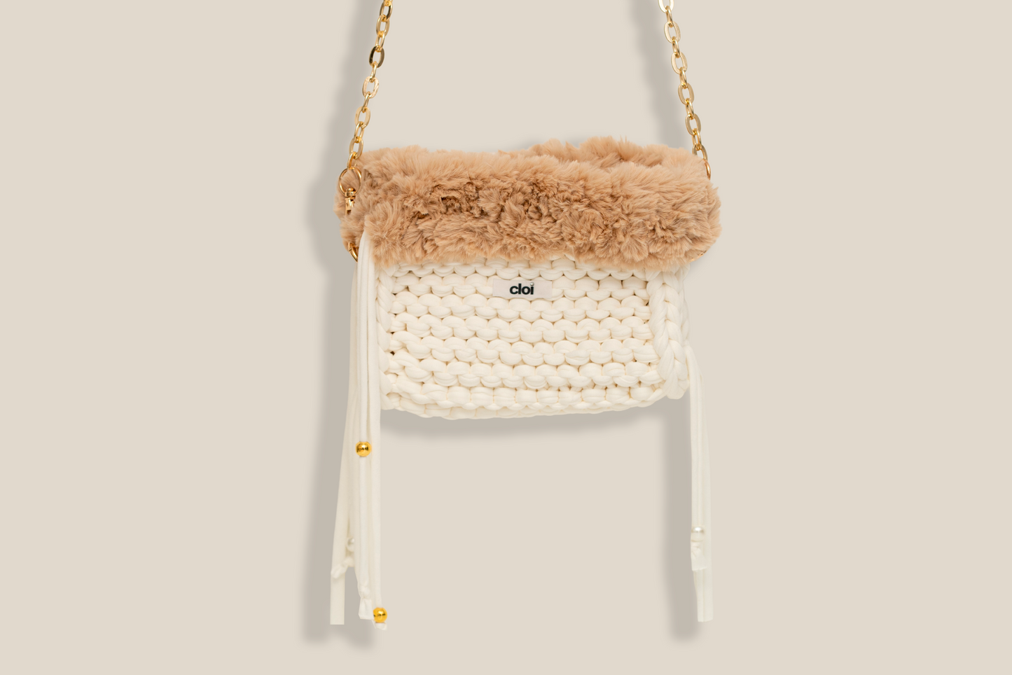 Bolso peluche MARRÓN