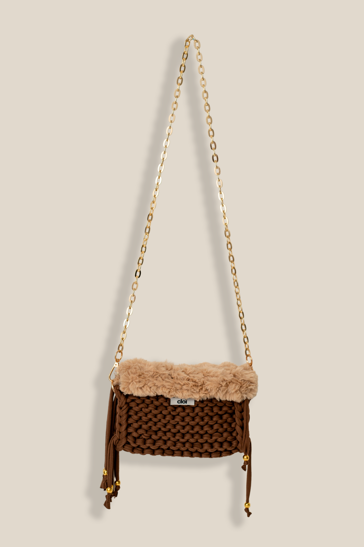 Bolso peluche MARRÓN